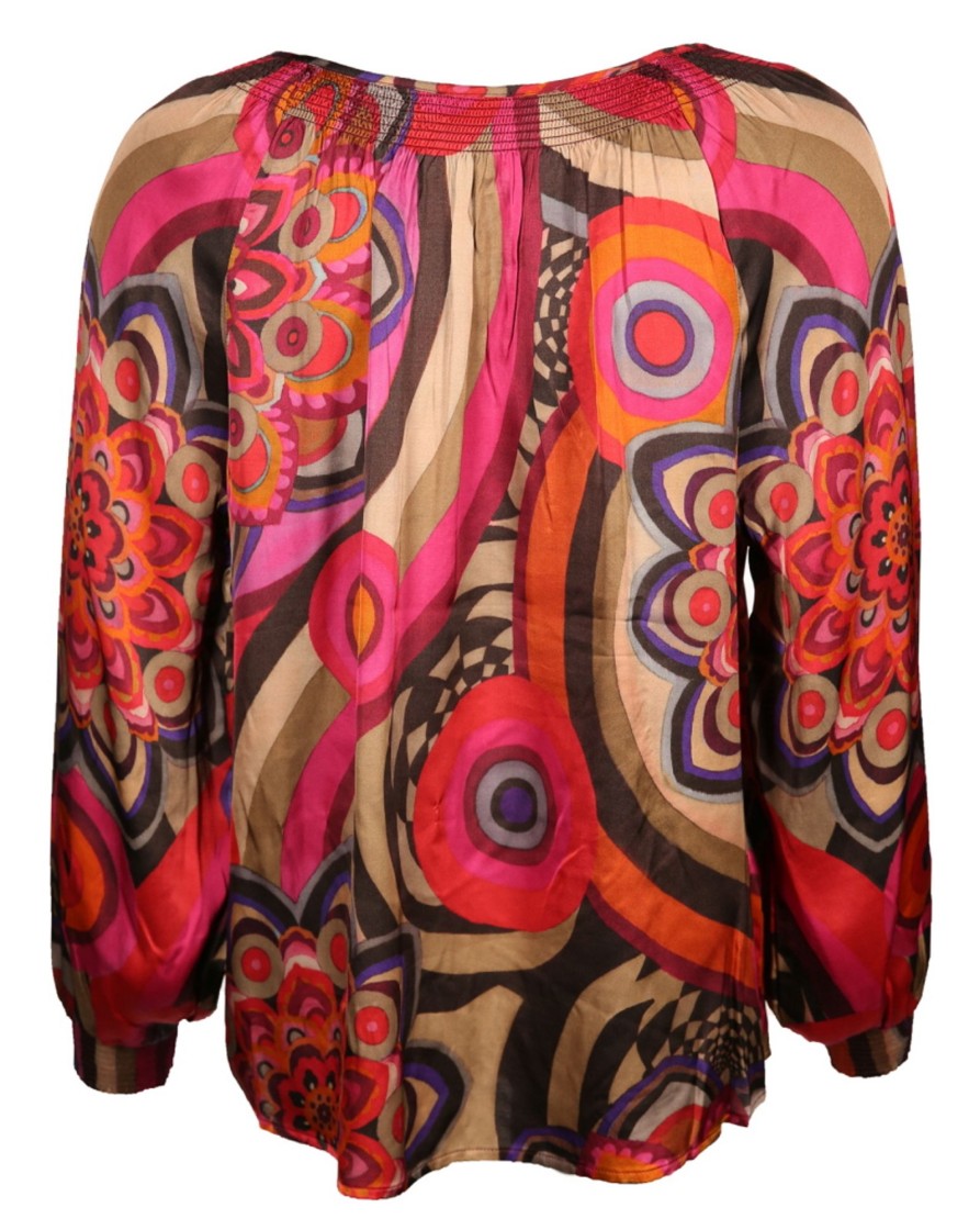 Damen Grace Blusen / Tuniken | Multicolour Print