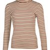 Damen Gant Pullover | Gestreifter Rollkragenpullover