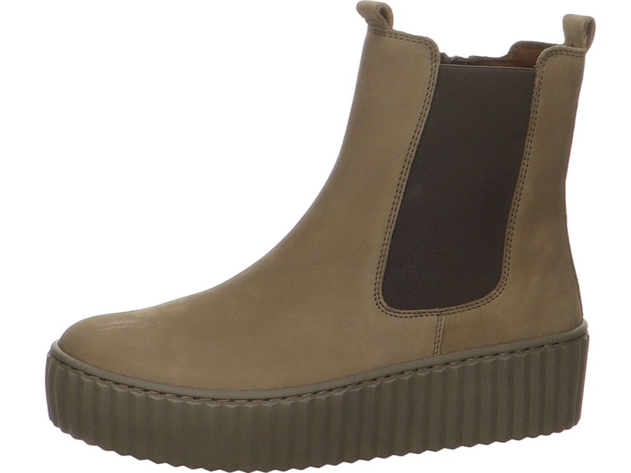 Damen Gabor Warmfutter | Chelsea Boot Mit Keilplateau