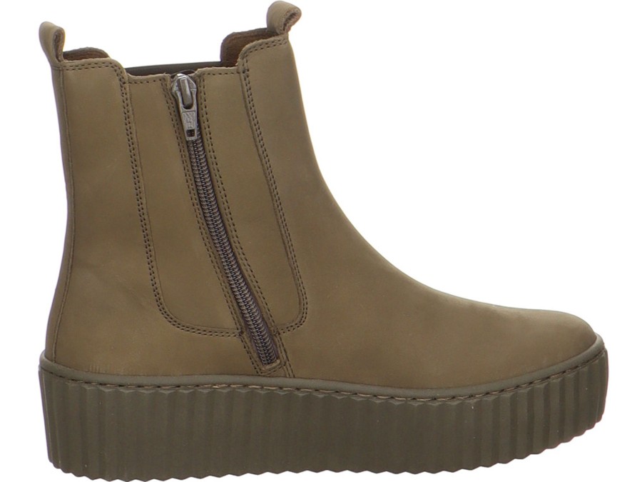 Damen Gabor Warmfutter | Chelsea Boot Mit Keilplateau