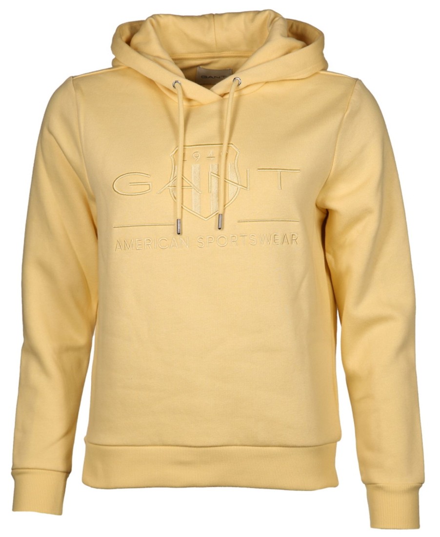 Damen Gant Sweatshirts / Hoodies | Hoodie Mit Markenlogo