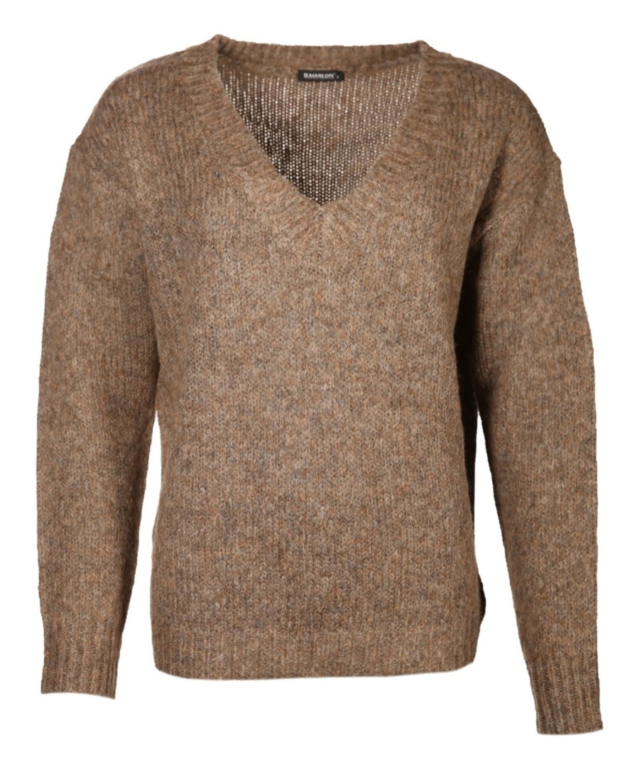 Damen S.Marlon Pullover | Weicher Woll- Strickpullover