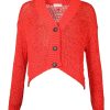 Damen Rich & Royal Mantel / Jacken | Strickjacke Im Legeren Look - Cardigan Tape