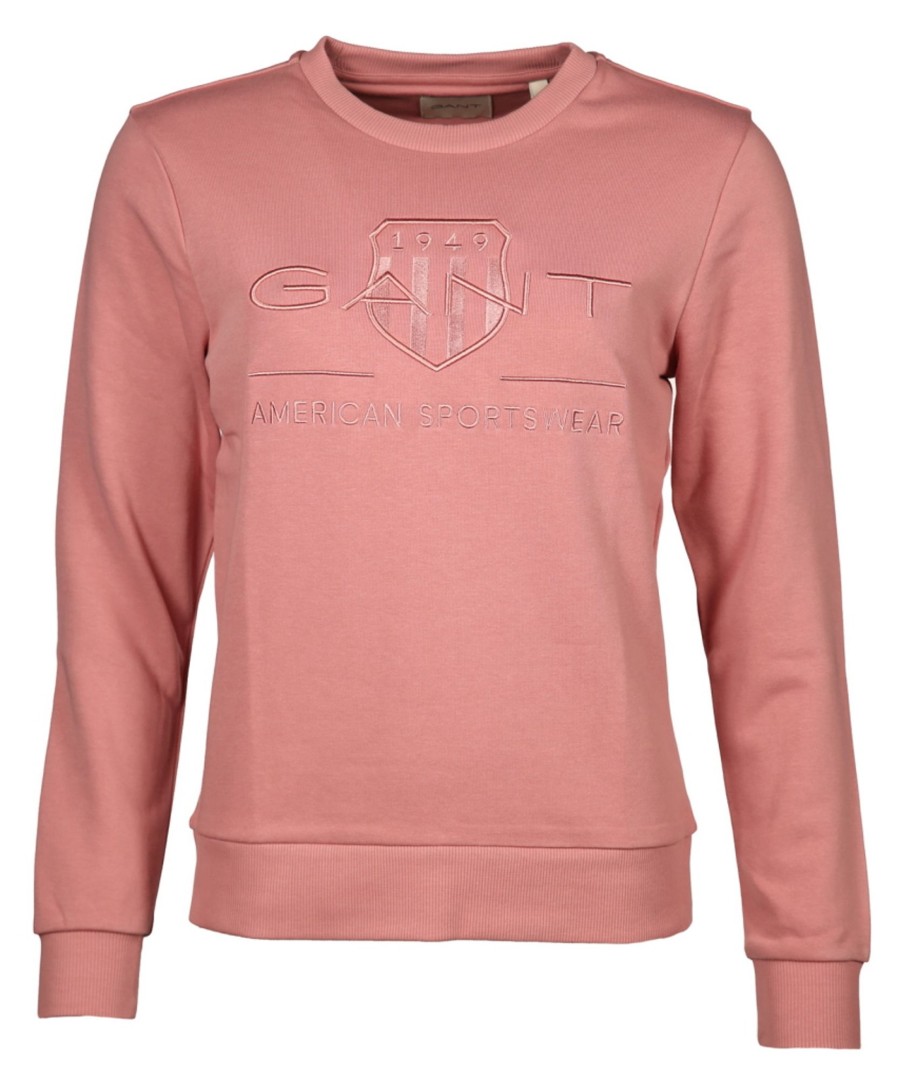 Damen Gant Sweatshirts / Hoodies | Sweater Mit Markenlogo