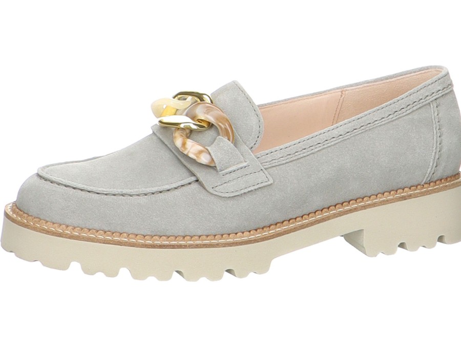 Damen Gabor Halbschuhe | Slipper In Khaki