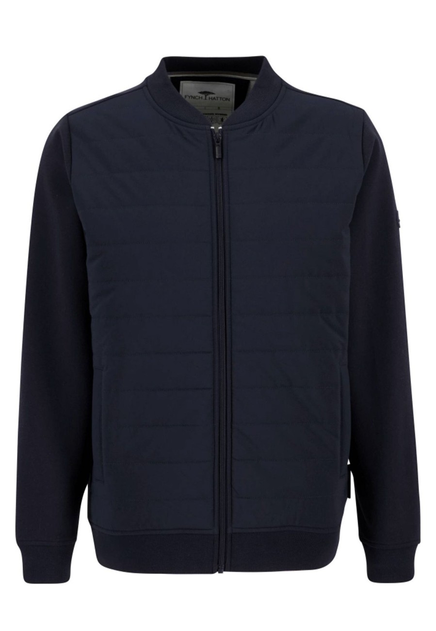 Herren Fynch-Hatton Mantel / Jacken | Wetterbestandige Jacke In Blau