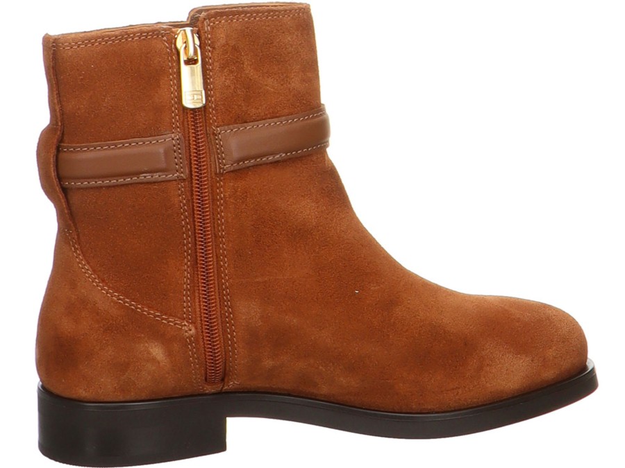 Damen Tommy Hilfiger Stiefeletten | Stiefelette Mit Dekoriemchen