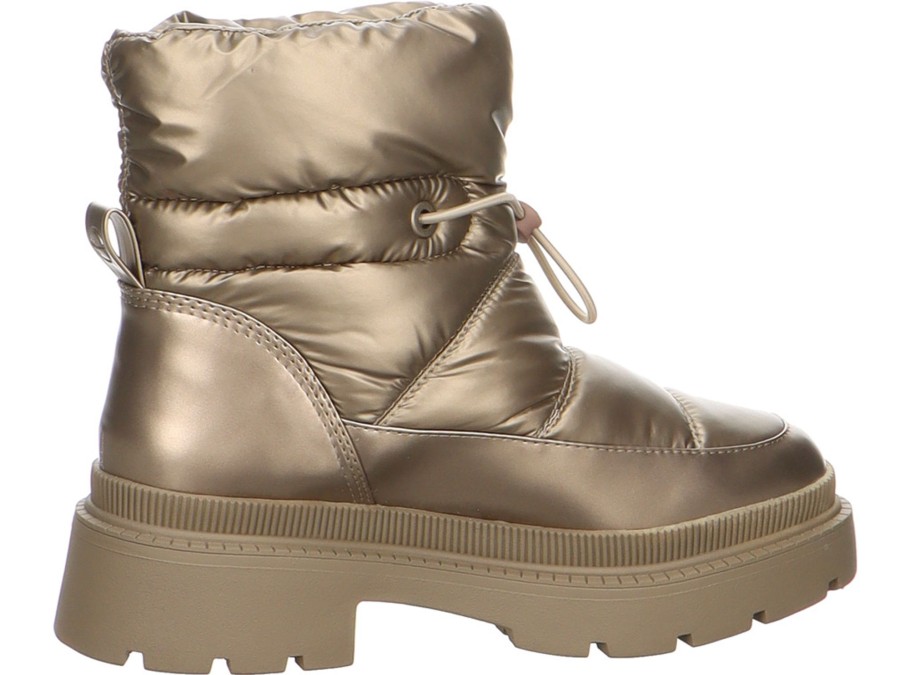 Damen Tamaris Warmfutter | Winterbootie In Platin