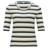 Damen Opus Shirts / Tops | Gestreiftes Halbgarmshirt