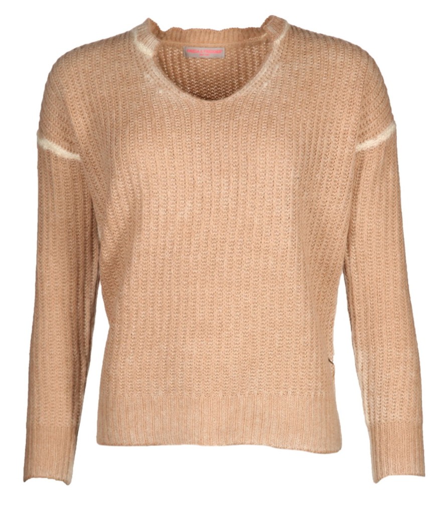 Damen Frieda & Freddies Pullover | Pullover Mit V-Ausschnitt