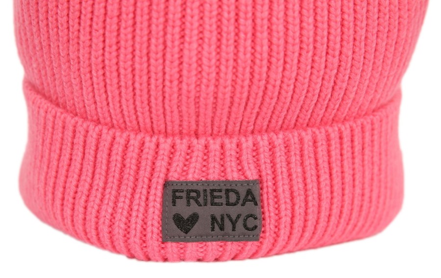 Accessoires Frieda & Freddies Damen | Schlichte Wollmutze In Pink