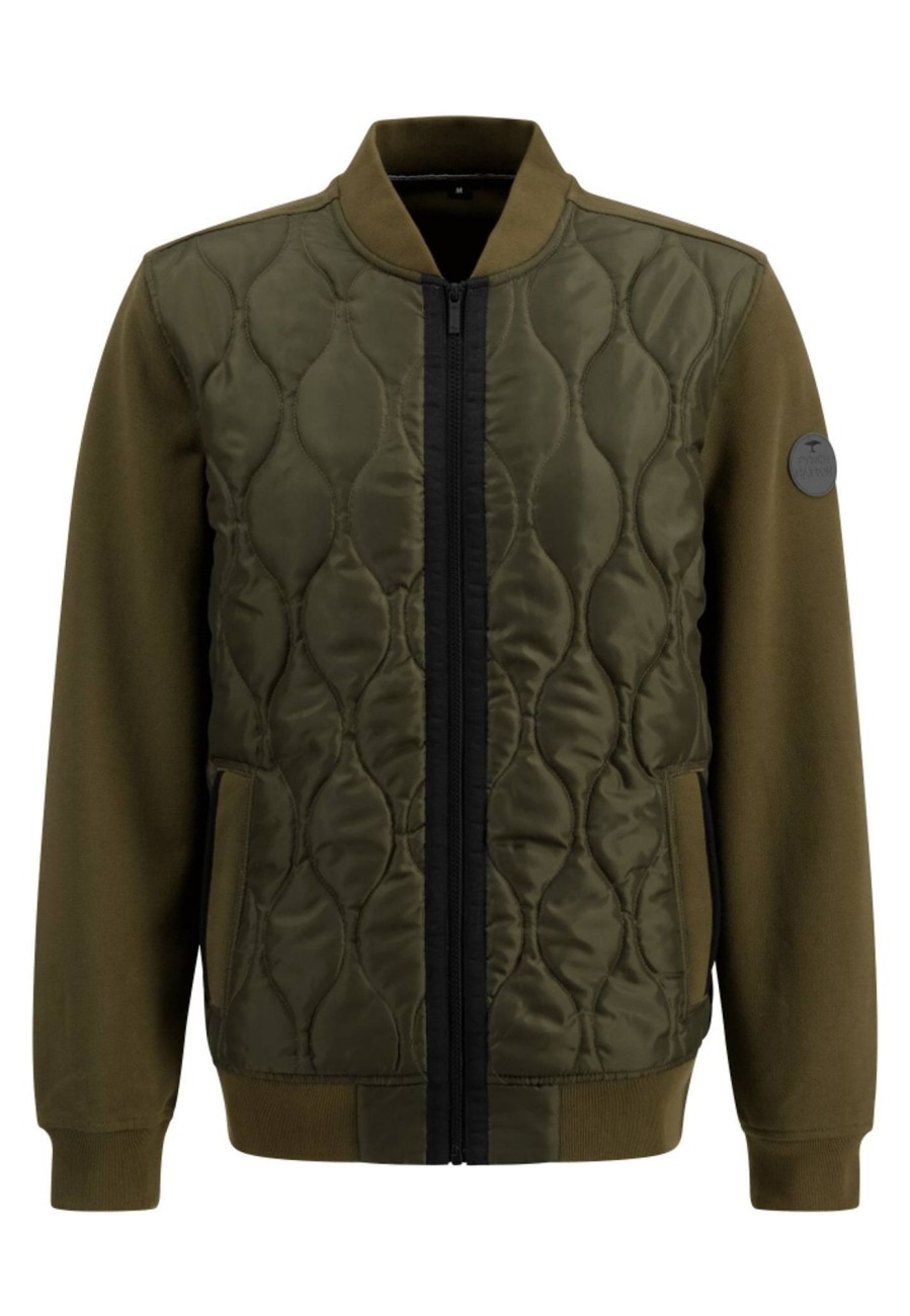 Herren Fynch-Hatton Mantel / Jacken | Hybrid Strickjacke