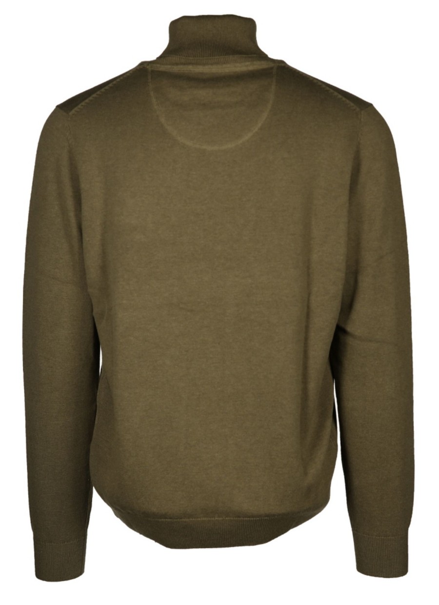 Herren Fynch-Hatton Pullover | Pullover Mit Geripptem Rollkragen