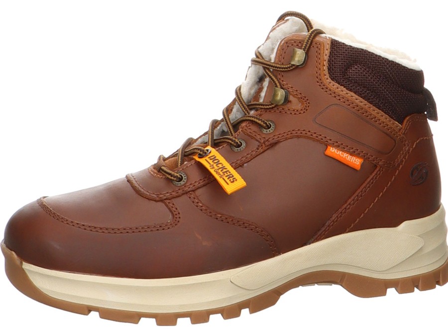 Herren Dockers Boots | Boot Aus Griffigem Glattleder