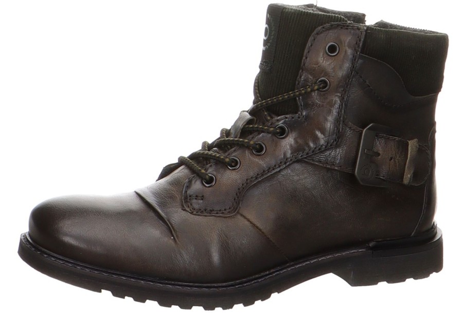 Herren Bugatti Boots | Stiefelette Im Used Look - Vittore