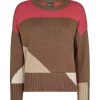 Damen Mos Mosh Pullover | Color Blocking Pullover - Olivia