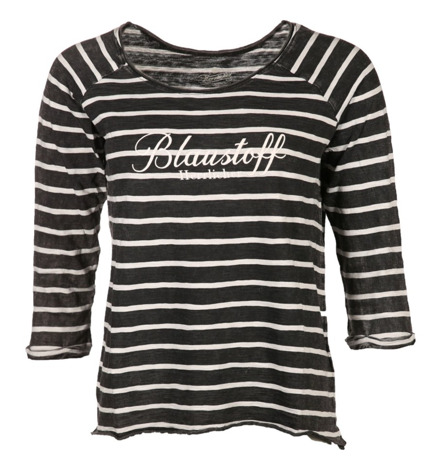 Damen Herrlicher Shirts / Tops | Langarmshirt Mit Rundhals - Angelika