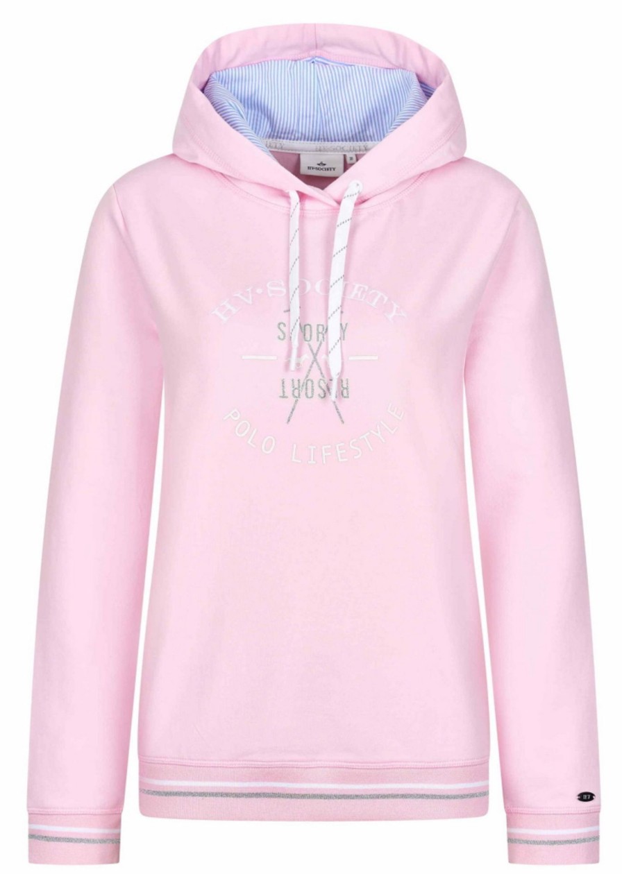 Damen HV Society Sweatshirts / Hoodies | Hoodie Mit Glitzer Prints - Hvscato