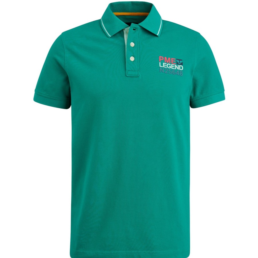 Herren PME Legend Poloshirts | Bedrucktes Pique Poloshirt