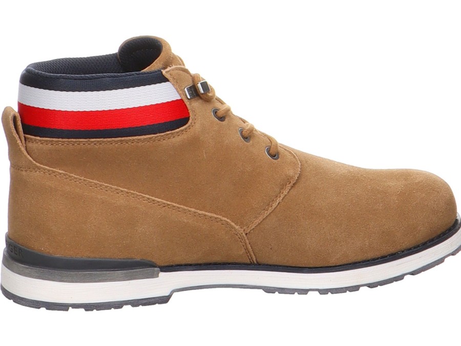 Herren Tommy Hilfiger Boots | Ankle Boot Aus Wildleder