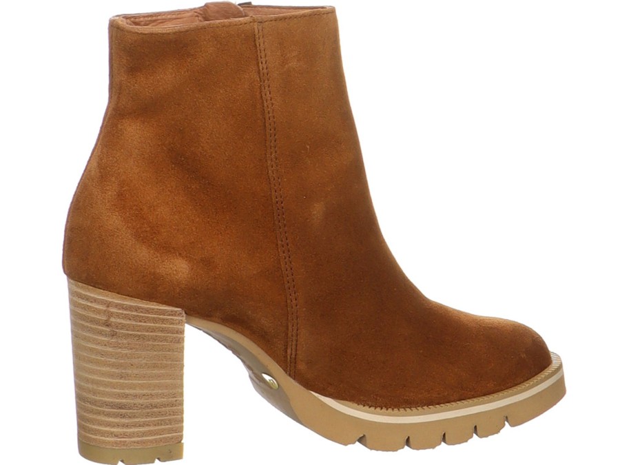 Damen Paul Green Warmfutter | Lederstiefel Mit Trichterabsatz