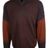 Herren Claudio Campione Pullover | Troyer Mit Schmalem Kragen