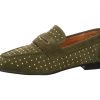 Damen Babouche Halbschuhe | Loafer Mit Goldfarbenen Nieten - Beau