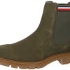 Herren Tommy Hilfiger Boots | Chelsea-Ankle Boot In Khaki