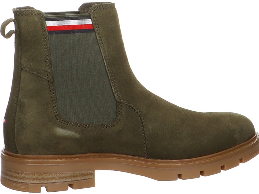 Herren Tommy Hilfiger Boots | Chelsea-Ankle Boot In Khaki