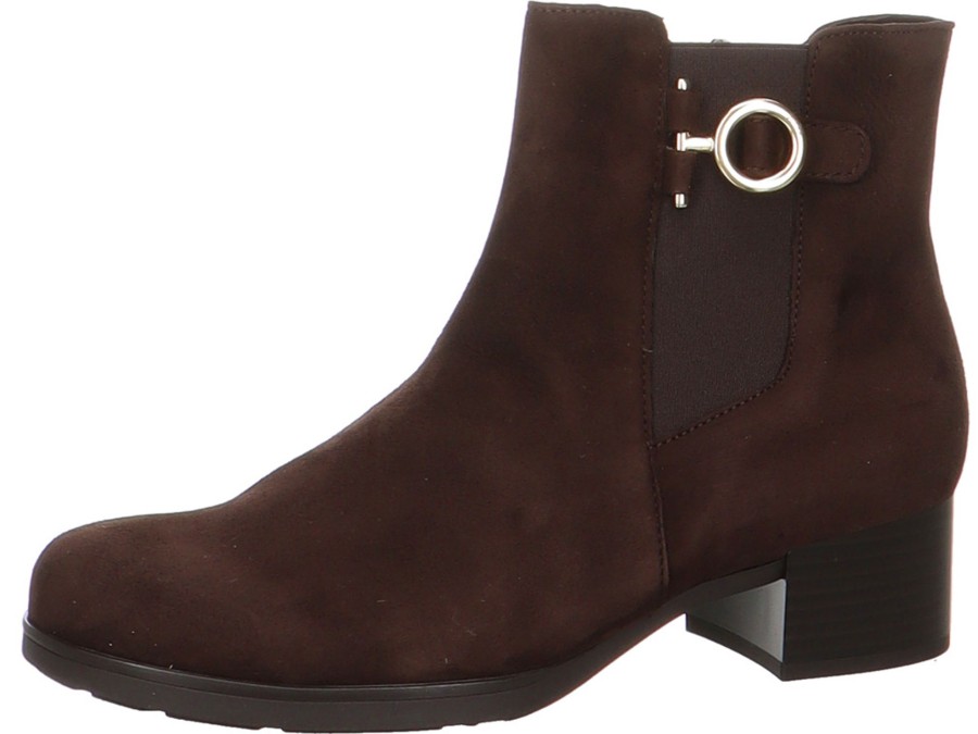 Damen Gabor Stiefeletten | Stiefelette Mit Stretcheinsatz