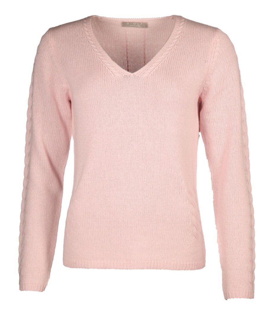 Damen six-o-seven Pullover | Pullover Mit V-Ausschnitt