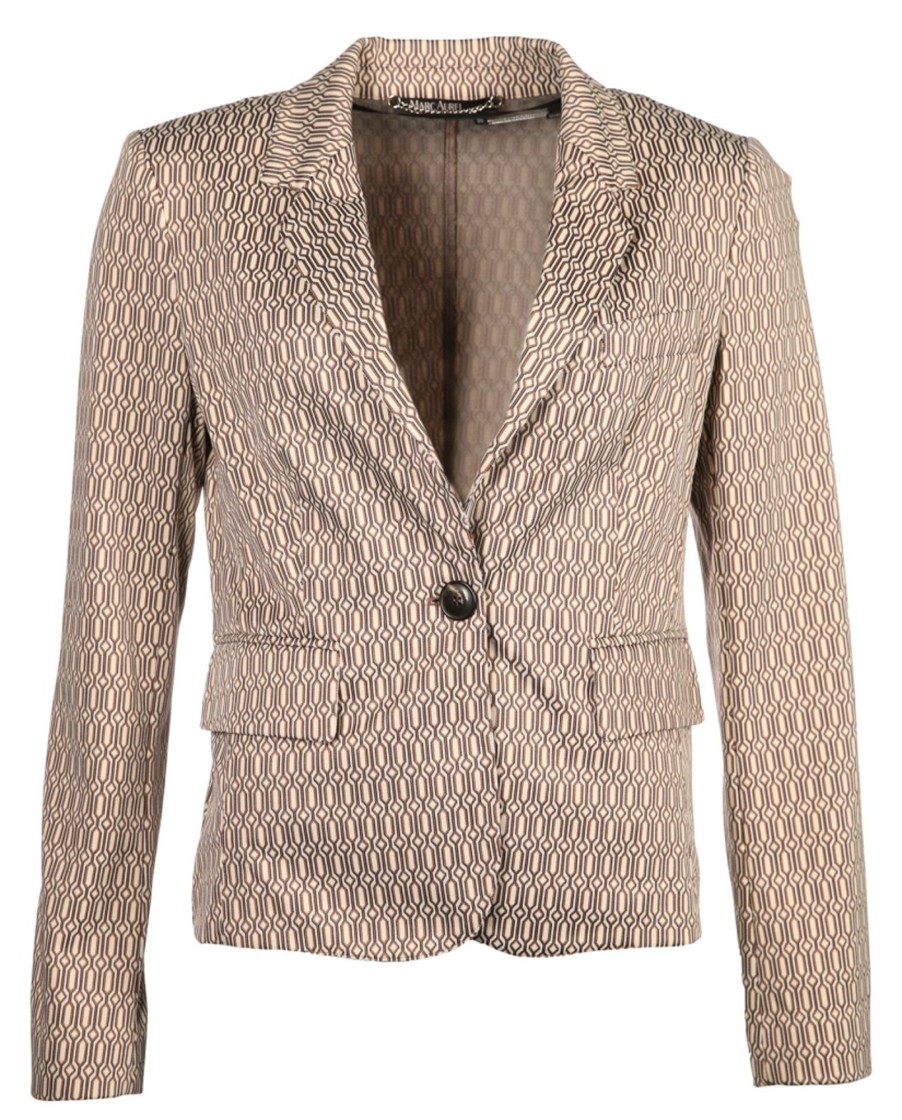 Damen Marc Aurel Blazer | Blazer Mit Grafischem Allover Print