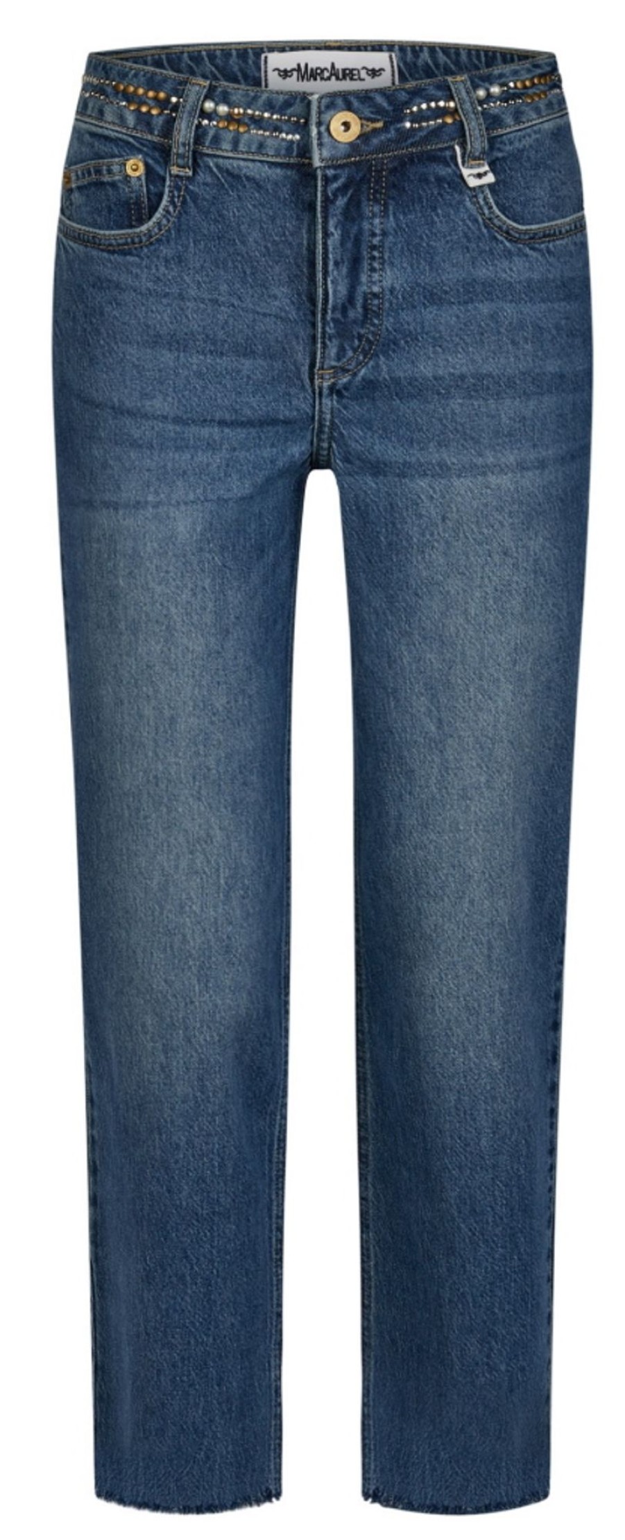 Damen Marc Aurel Jeans / Hosen | Jeans Mit Schmucksteinen