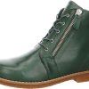 Damen Andrea Conti Stiefeletten | Schnurstiefel Aus Glattleder