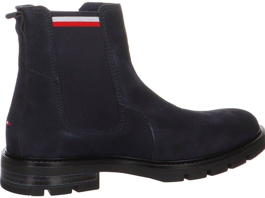 Herren Tommy Hilfiger Boots | Marineblauer Chelsea Boot