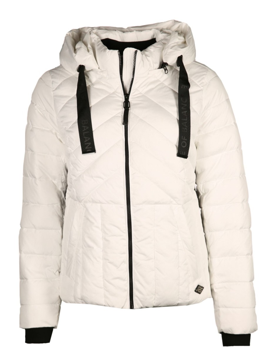 Damen soquesto Mantel / Jacken | Steppjacke Mit Abnehmbarer Kapuze