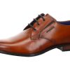 Herren Bugatti Halbschuhe | Businessschuh In Cognac - Gapo