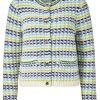 Damen Rich & Royal Mantel / Jacken | Elegante Strickjacke - Striped Crew-Neck Cardigan Got