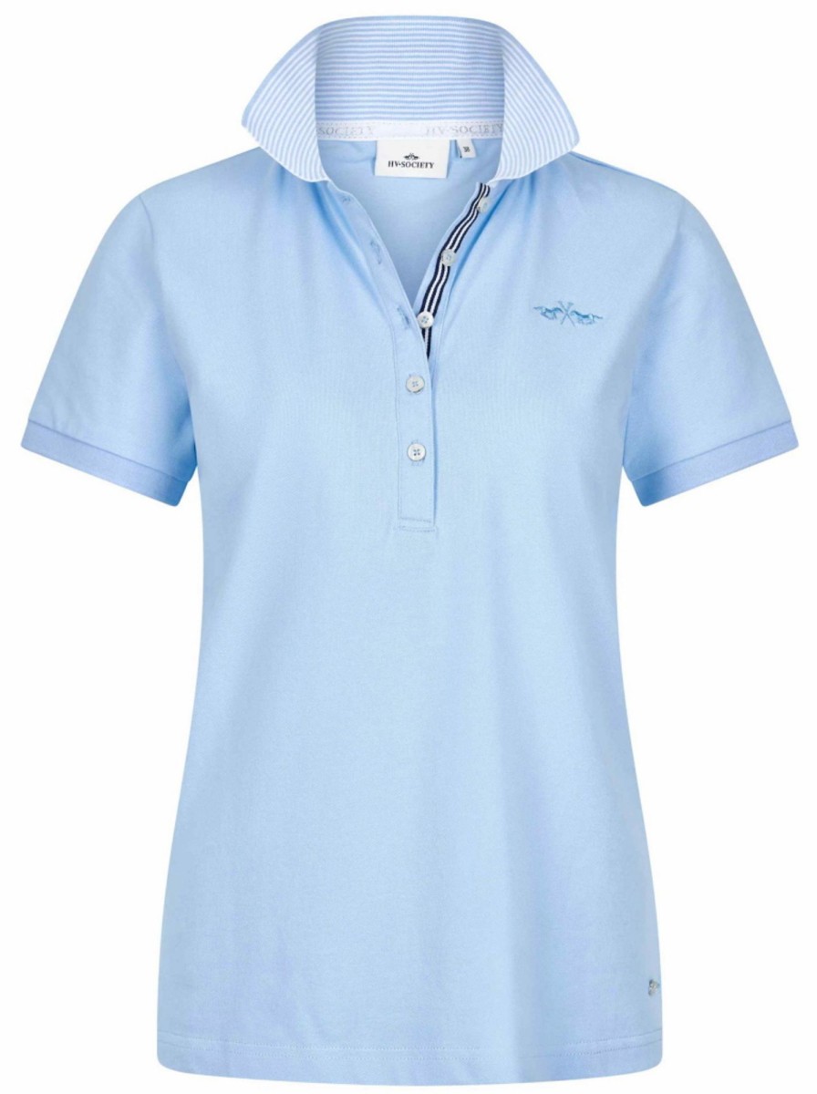 Damen HV Society Poloshirts | Poloshirt Mit Verziertem Kragen - Hvscecile