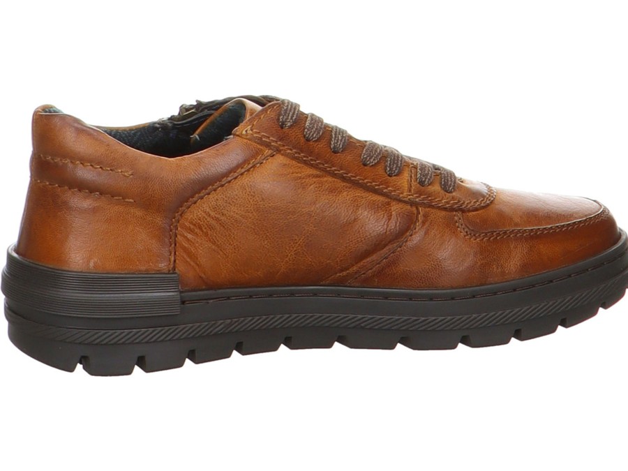 Herren Bugatti Halbschuhe | Warmer Lederschnurschuh - Tano Comfort