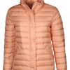 Damen Gant Mantel / Jacken | Lachsfarbene Steppjacke