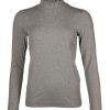 Damen Zaida Shirts / Tops | Shirt Mit Gewelltem Stehkragen