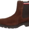 Herren Tommy Hilfiger Boots | Stiefelette Im Chelsea Style