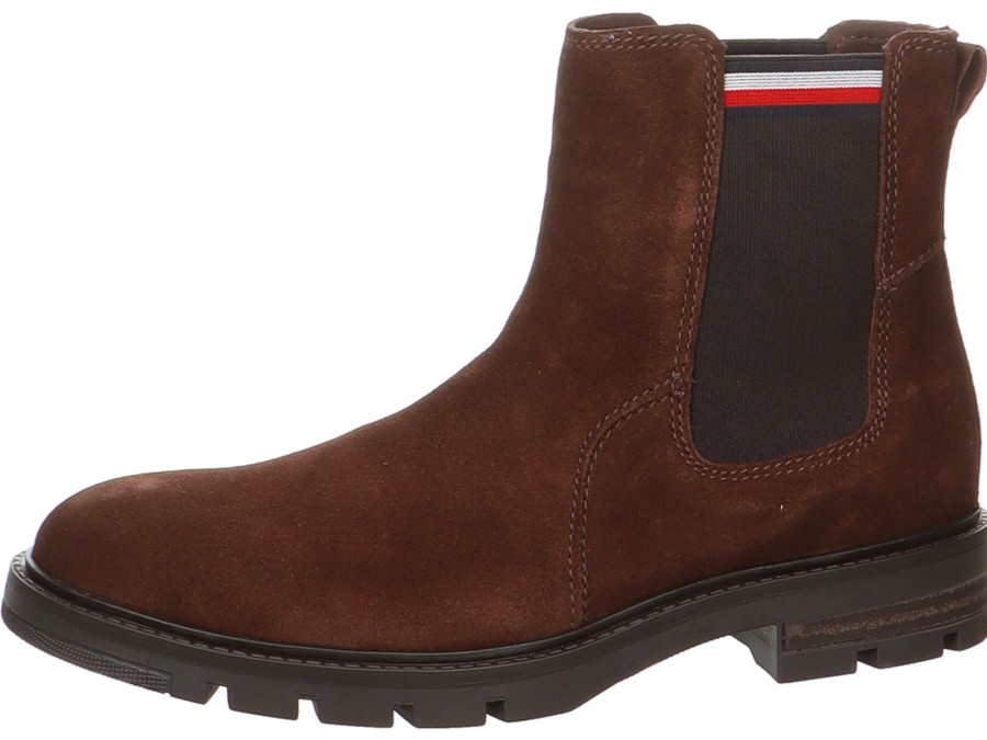 Herren Tommy Hilfiger Boots | Stiefelette Im Chelsea Style