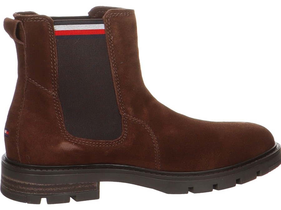 Herren Tommy Hilfiger Boots | Stiefelette Im Chelsea Style