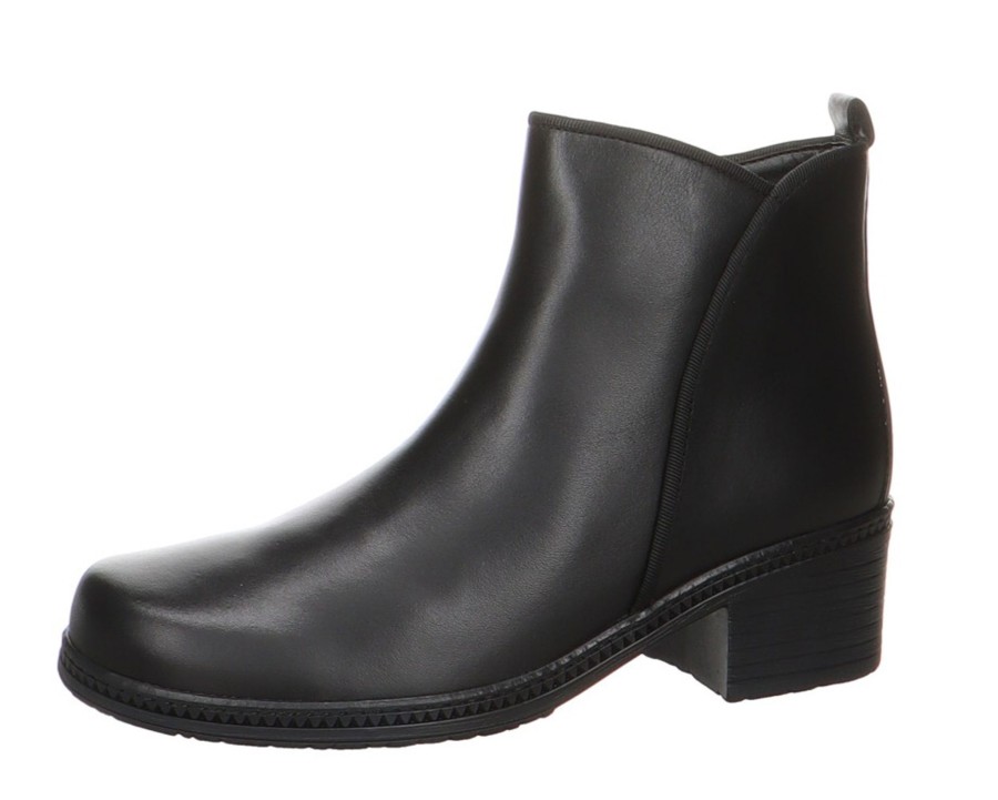 Damen Gabor Warmfutter | Stiefelette Mit Erhohtem Blockabsatz