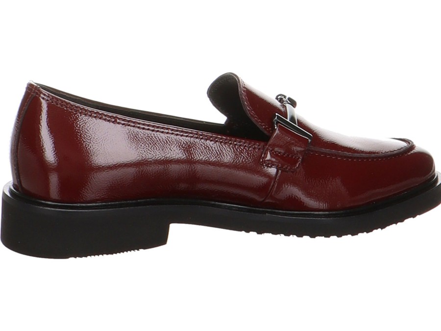 Damen Gabor Halbschuhe | Loafer In Dunkelrot