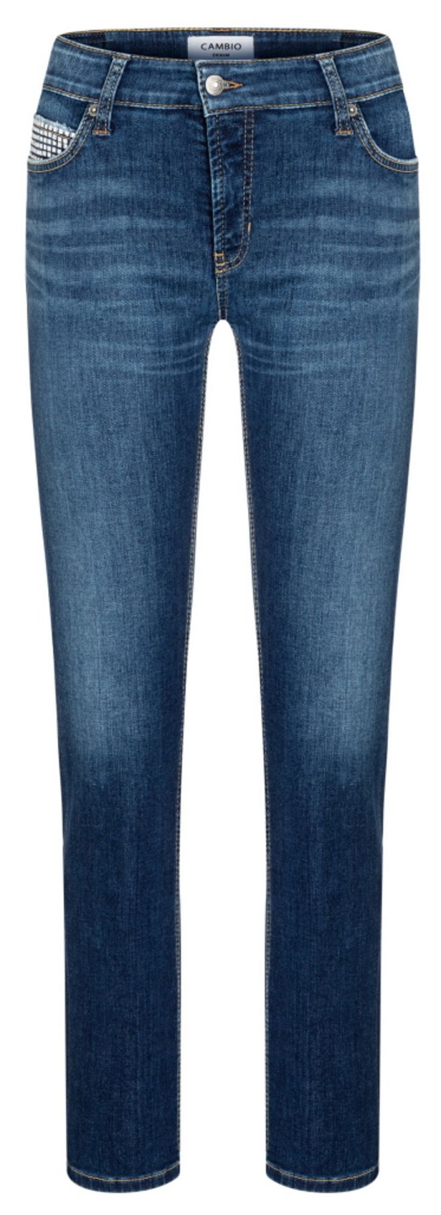 Damen Cambio Jeans / Hosen | Jeans Mit Schmuck-Details - Paris