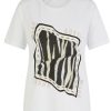 Damen Marc Aurel Shirts / Tops | T-Shirt Mit Foulard-Frontprint