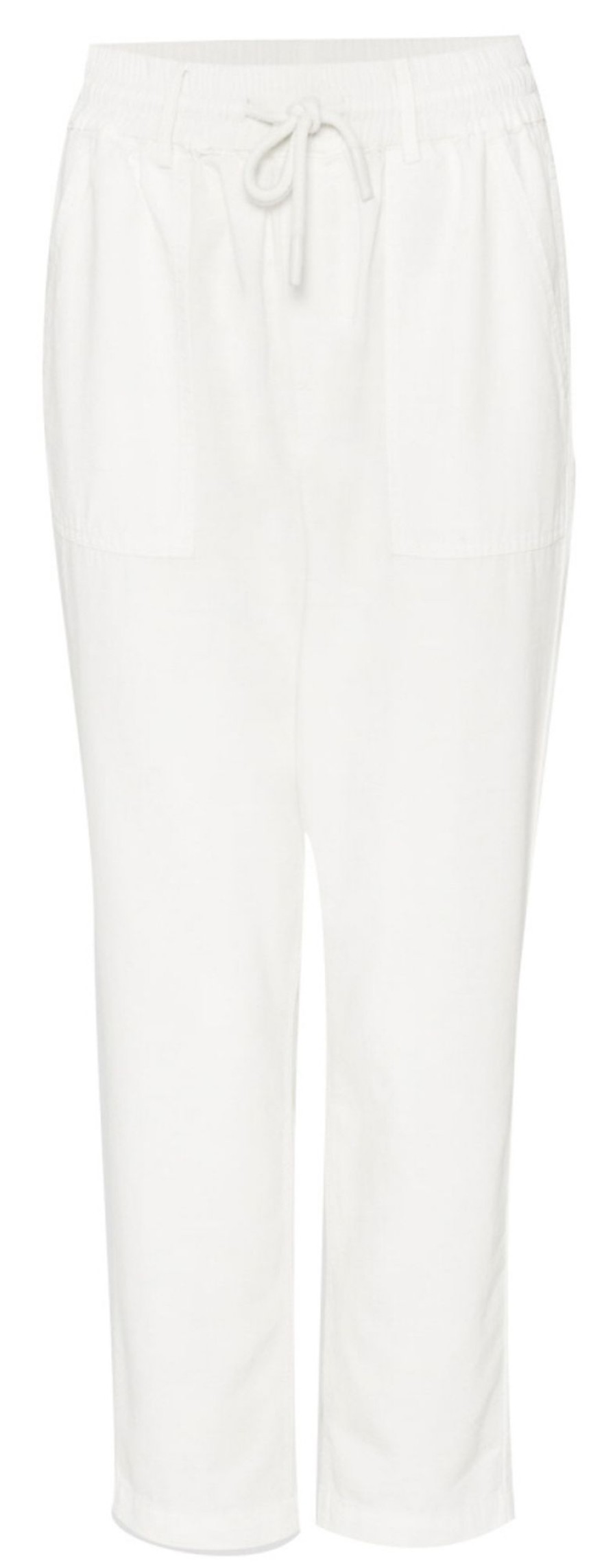 Damen Opus Jeans / Hosen | Lassige Cargo Hose In Weis - Mokiti